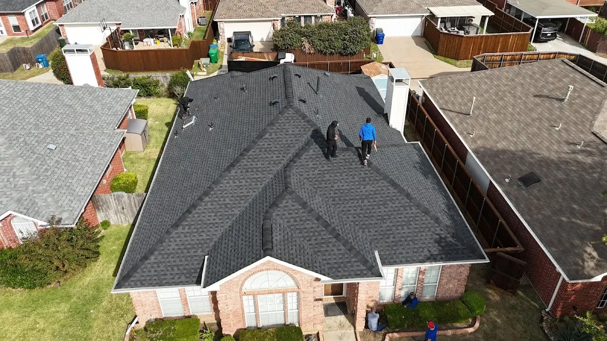Slate & Tile Roof Repair work in progress on a Florin property
